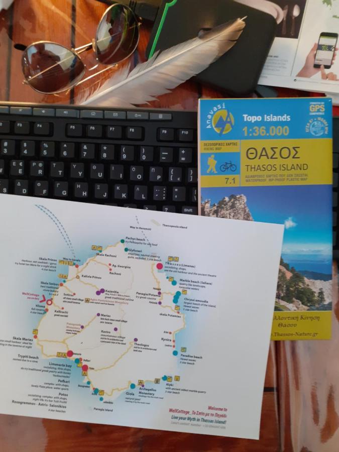 Skála Kallirákhis Το Σπίτι Με Το Πηγάδι - Wellcottage Thassos מראה חיצוני תמונה