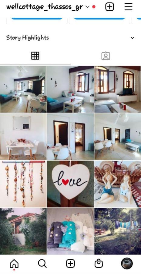 Skála Kallirákhis Το Σπίτι Με Το Πηγάδι - Wellcottage Thassos מראה חיצוני תמונה